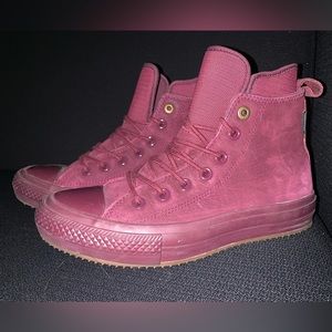 Converse High Top Sneakers Maroon